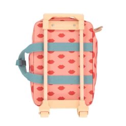 Piupiuchick travel bag light pink red lips