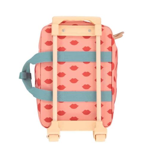 Piupiuchick travel bag light pink red lips