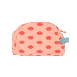 Piupiuchick beauty bag light pink red lips