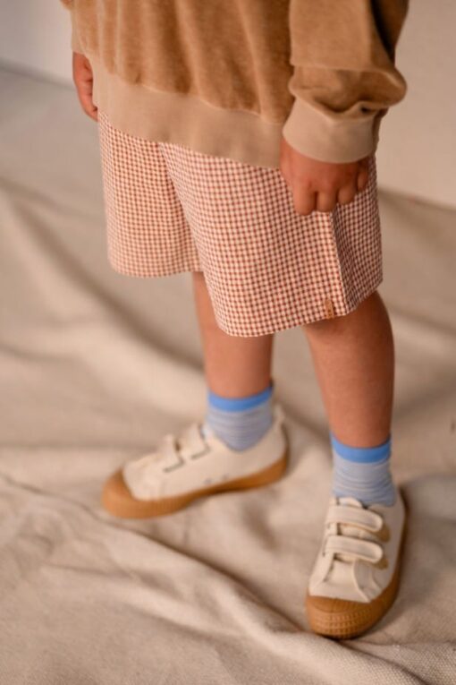 Nixnut Bunk Short Caramel Checkered - Afbeelding 2