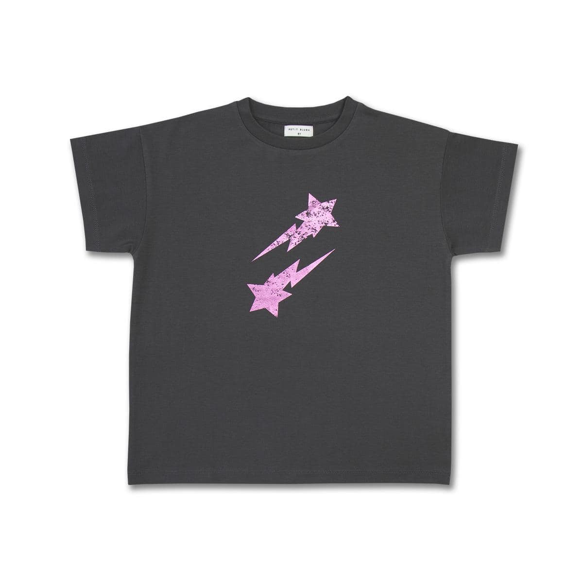 Petit Blush Falling Metallic Stars T-shirt