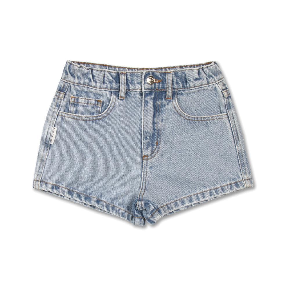 Petit Blush Short Jeans Washed Light Blue