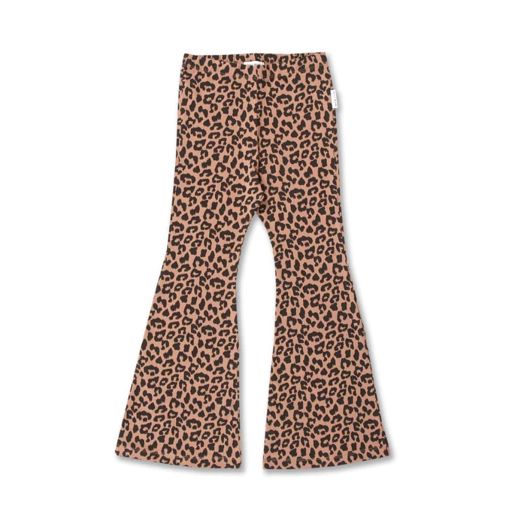 Petit Blush Bowie Flared Pants Wild Leopard