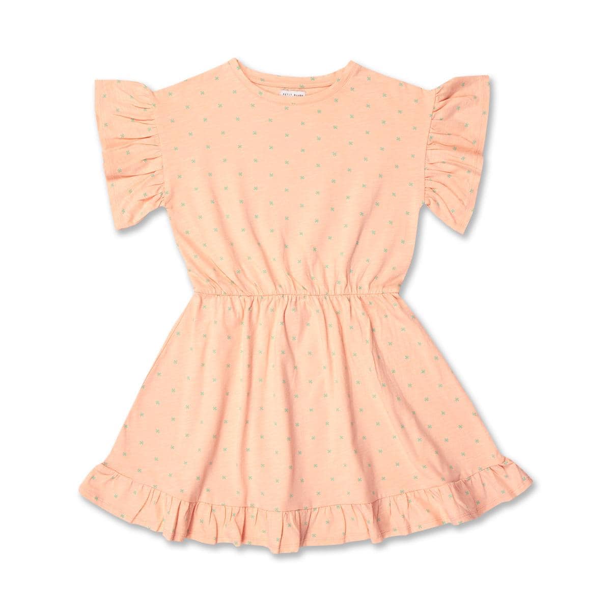 Petit Blush Ruffle Dress Mini Stars