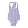 piupiuchick swimsuit back bow lavender animal print