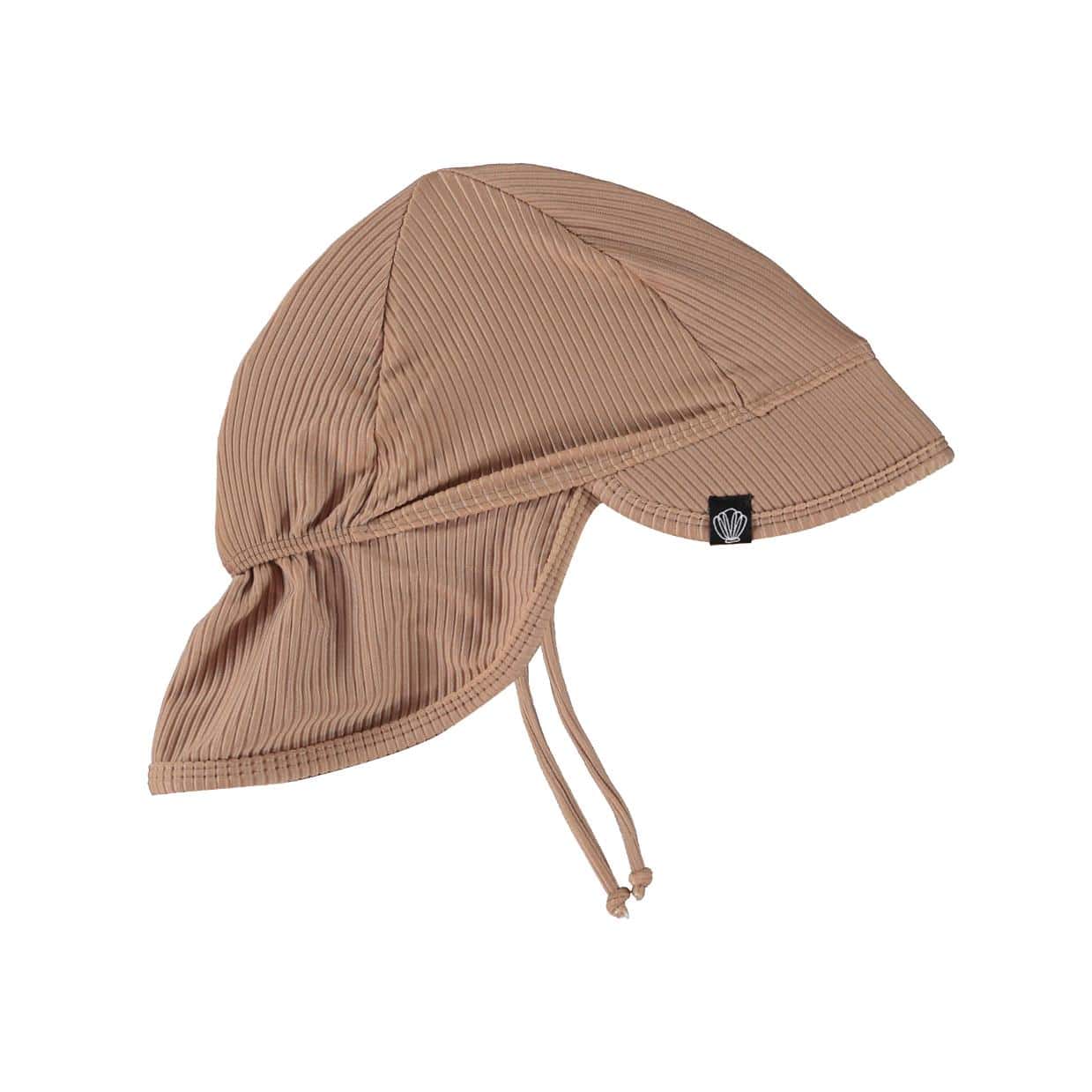 Beach & Bandits Chocolate Ribbed Hat (UPF50+)