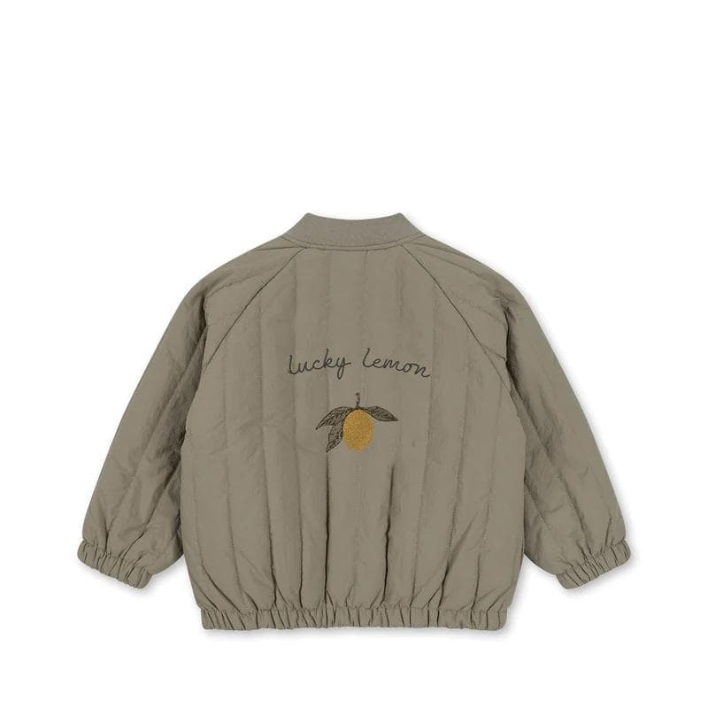 Konges Juno Bomber Jacket Laurel Oak lemon