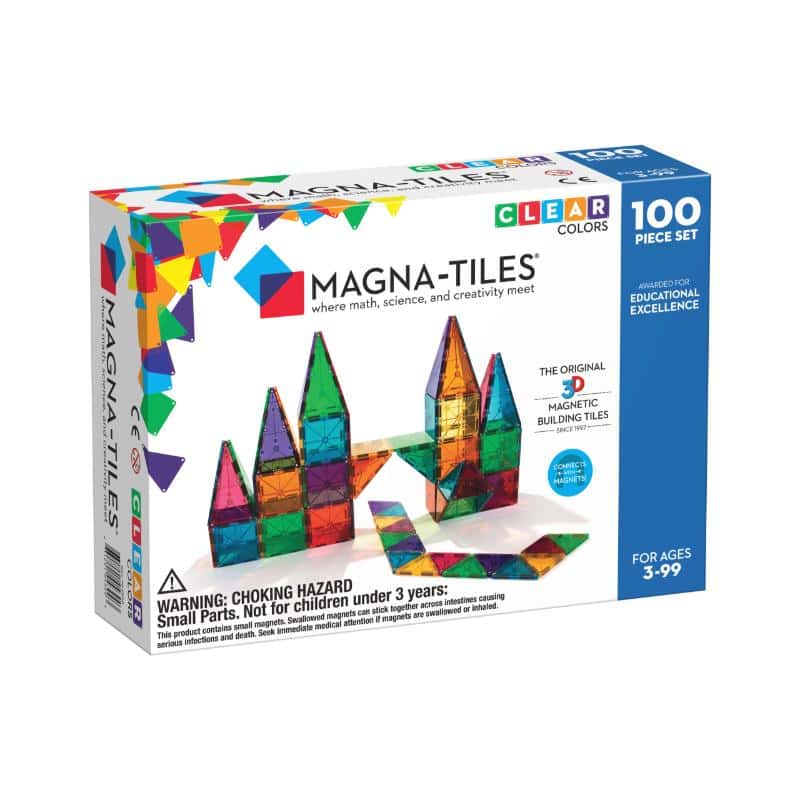 MagnaTiles Clear Colors 100 stuks