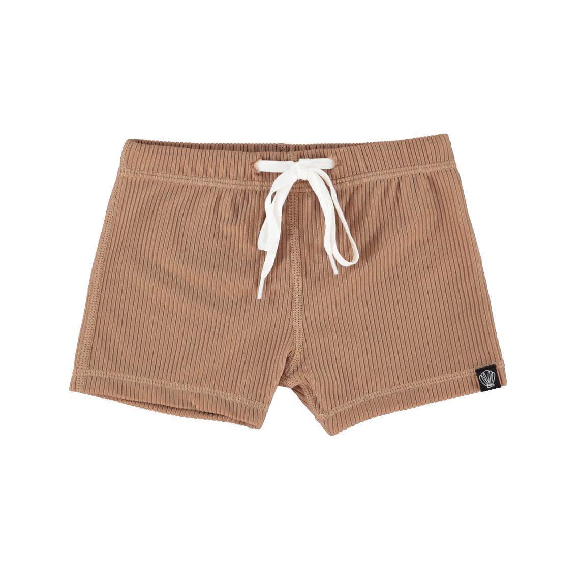 Beach & Bandits Chocolate Ribbed swimshort