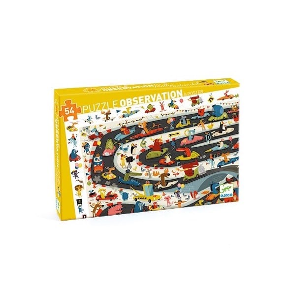 Djeco Puzzel Auto Rally DJ07564