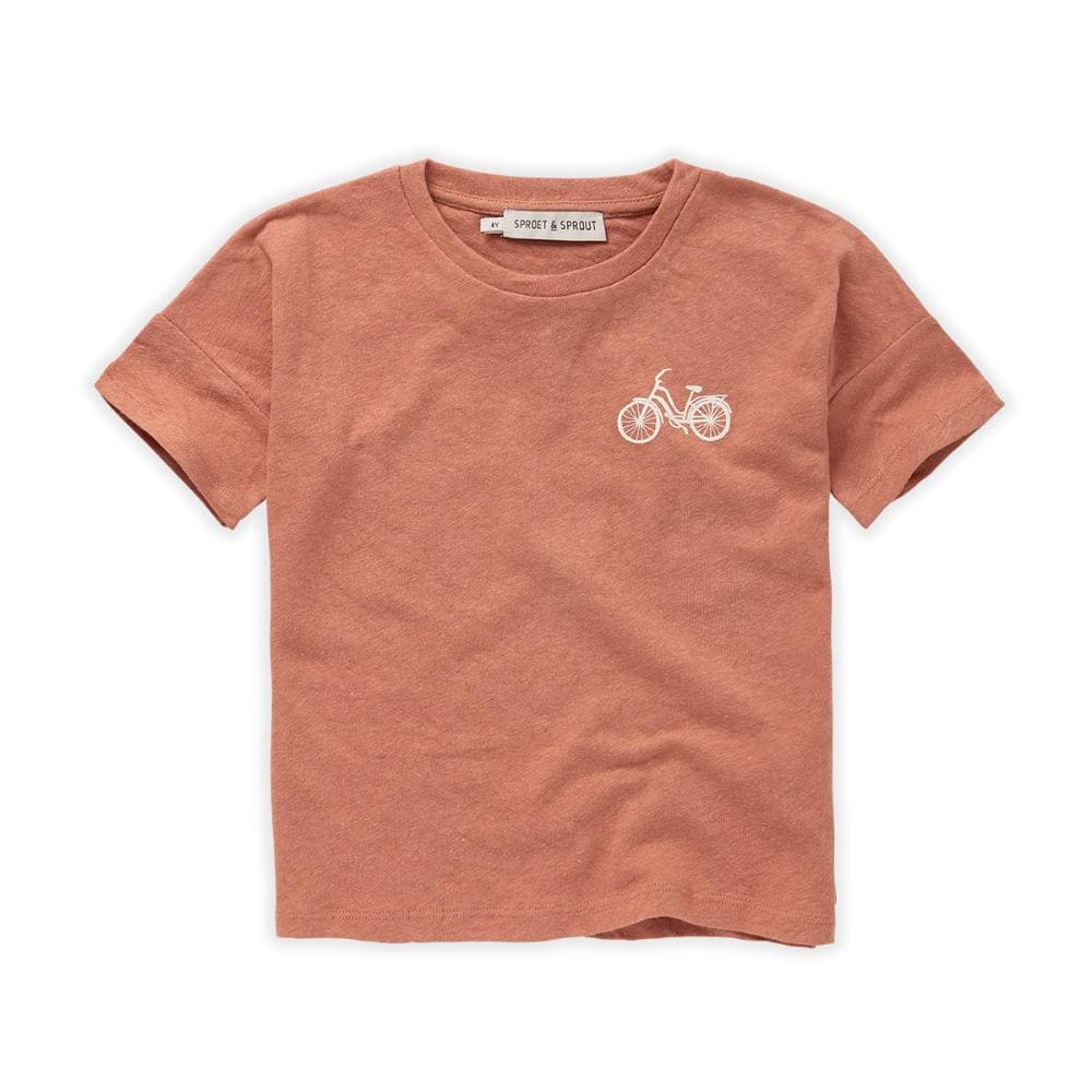 Sproet & Sprout T-shirt linen Bicycle