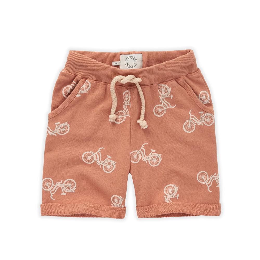 Sproet & Sprout Sweat short Bicycle print