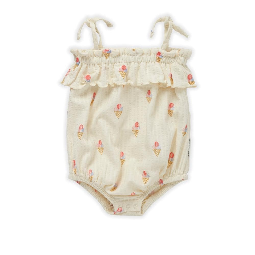 Sproet & Sprout Romper Ruffle Ice Cream