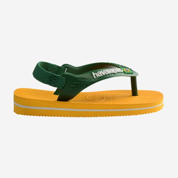 Havaianas Baby Brasil Logo Pop Yellow