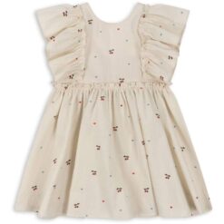 Konges Slojd Evia Bow dress Cherry Coeur