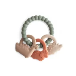 Mushie Teether Ring Dino