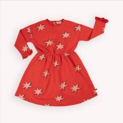 CarlijnQ Stars dress longsleeve ruffles