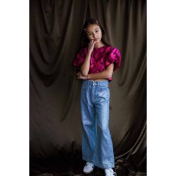 Ammehoela Pants Noor.07 Light Blue Holographic