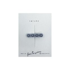 imruby Alice Smiley Clip Silver