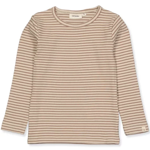 Lil Atelier Flake Slim Top Sheer Bliss