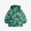 Mini Rodini Daisy heavy hooded puffer jacket