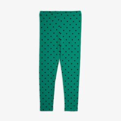 Mini Rodini Polka Dot legging Green