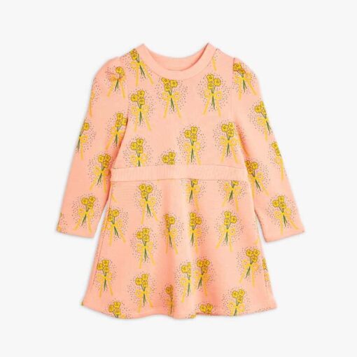 Mini Rodini Winter flowers sweat dress