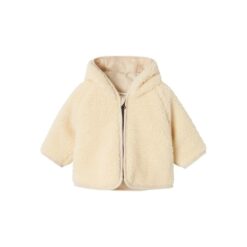 Lil Atelier Nalo Loose Sherpa Jacket Sandshell