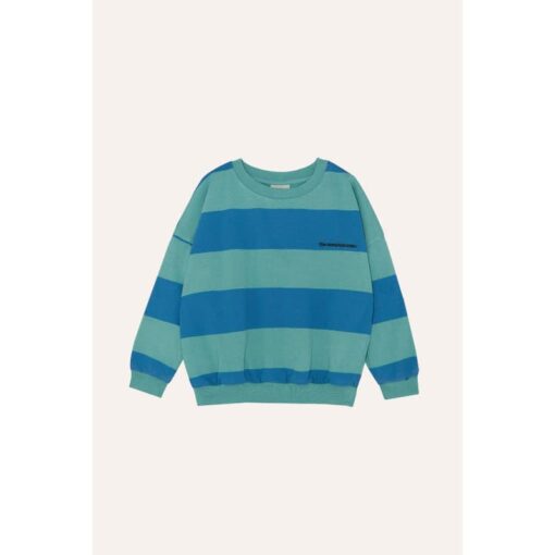 The Campamento Blue Stripes Oversized Sweatshirt