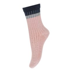 mp Denmark Norma Glitter socks Silver Pink 79191 4150