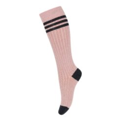mp Denmark Merle glitter knee socks Silver Pink 89018 4150