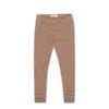 Phil & Phae Leggings stripes sepia brown