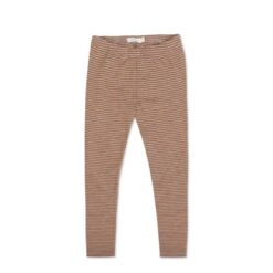 Phil & Phae Leggings stripes sepia brown