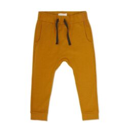 Phil & Phae Drop-crotch sweat pants ochre gold