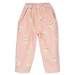 lotiekids Corduroy Wide pants Kitten in boots rose