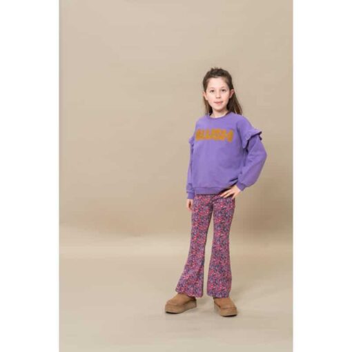 Petit Blush Bowie Flared Pants Blossom Plum