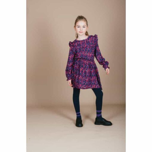 Petit Blush Ruffle Dress Blossom Plum - Afbeelding 2
