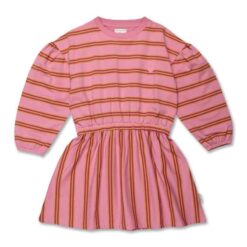 Petit Blush Skater Dress Stripe