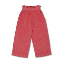 Petit Blush Wide Ruffle Pants Mineral Red