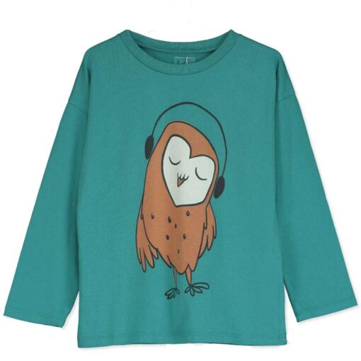 lotiekids Long sleeve shirt owl green