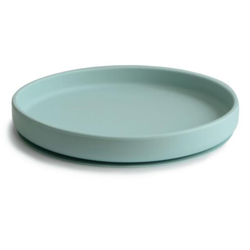Mushie Classic Siliconen Bord Cambridge blue