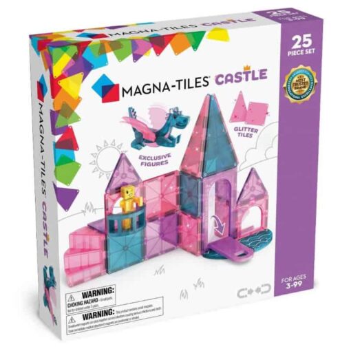 MagnaTiles CastleDLX + micromags 25 stuks