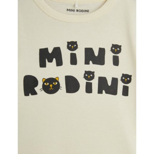 Mini Rodini Cats tee - Afbeelding 2