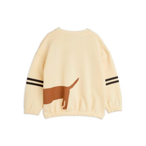 Mini Rodini Dog stripes sweatshirt Beige - Afbeelding 2