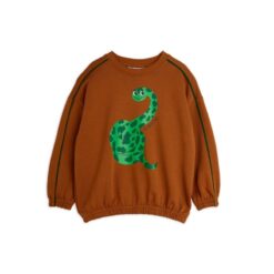 Mini Rodini Snake sweatshirt brown