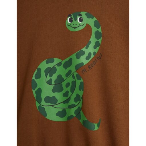 Mini Rodini Snake sweatshirt brown