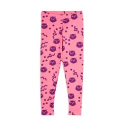 Mini Rodini Squiggly cats leggings pink