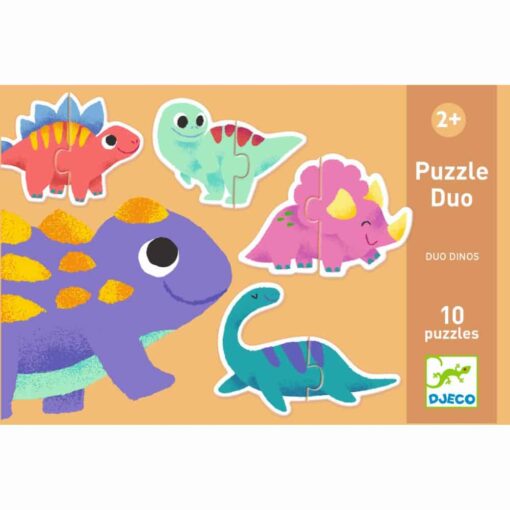 Djeco Duo Puzzel Dino's DJ08263