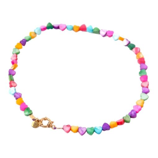 Love Issue Ketting Seashelly hearts colorful
