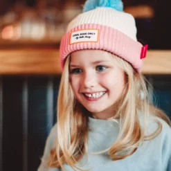 Hello Hossy Beanie Block Pink Ice